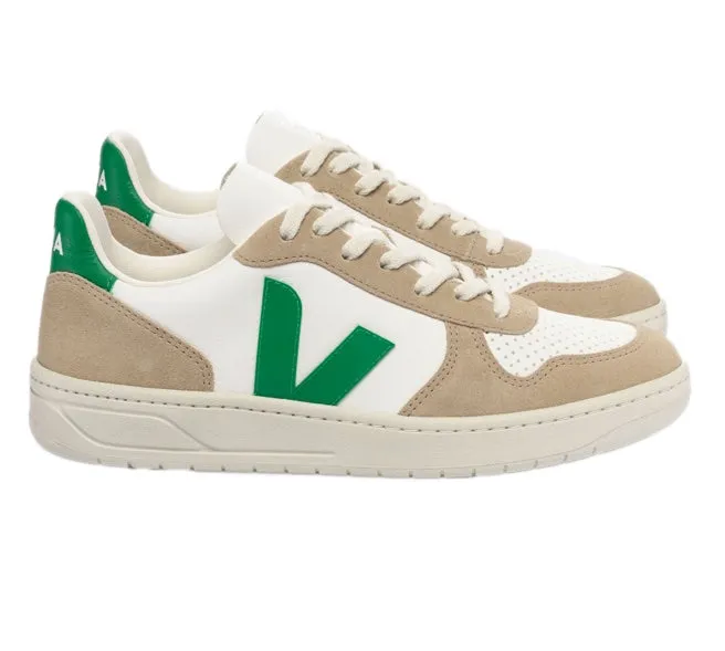 VEJA V-10 Chromefree Extra white emeraude sahara men