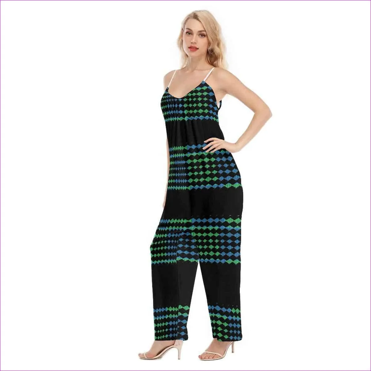 Vitral Women's Loose Cami Jumpsuit