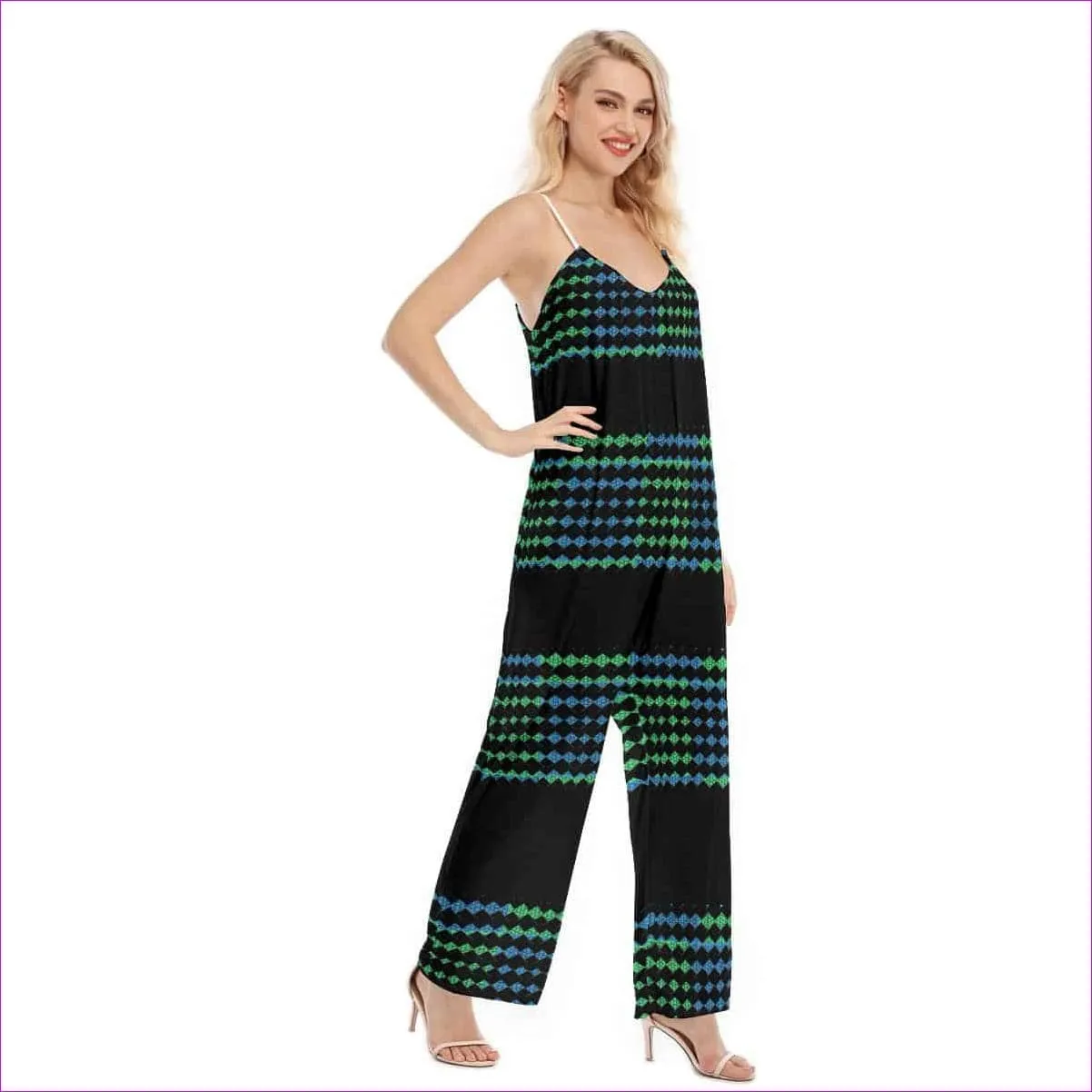 Vitral Women's Loose Cami Jumpsuit