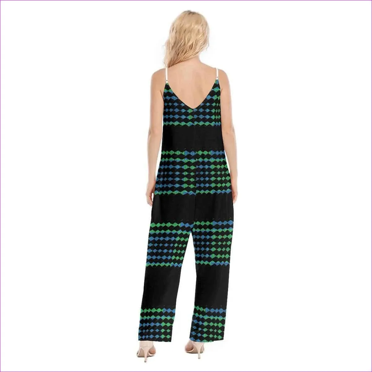 Vitral Women's Loose Cami Jumpsuit