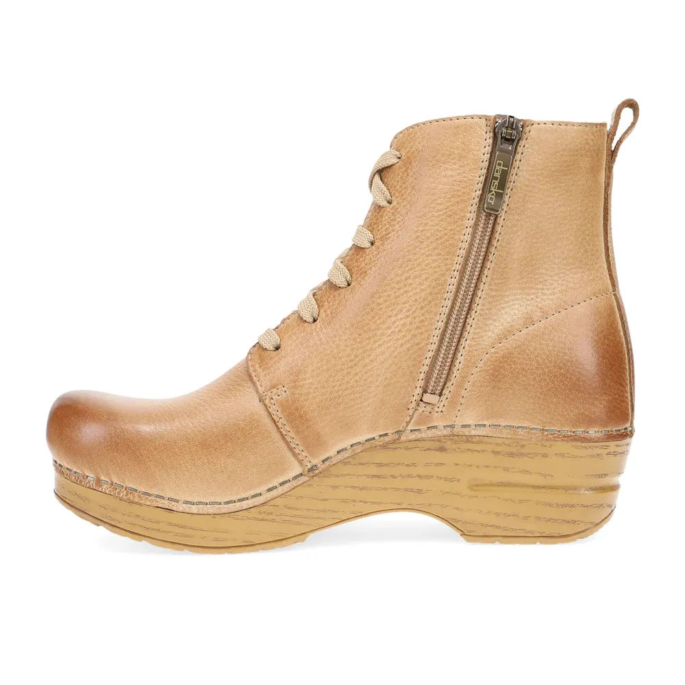 Women's Dansko Sigourney Boot Color: Honey Distressed