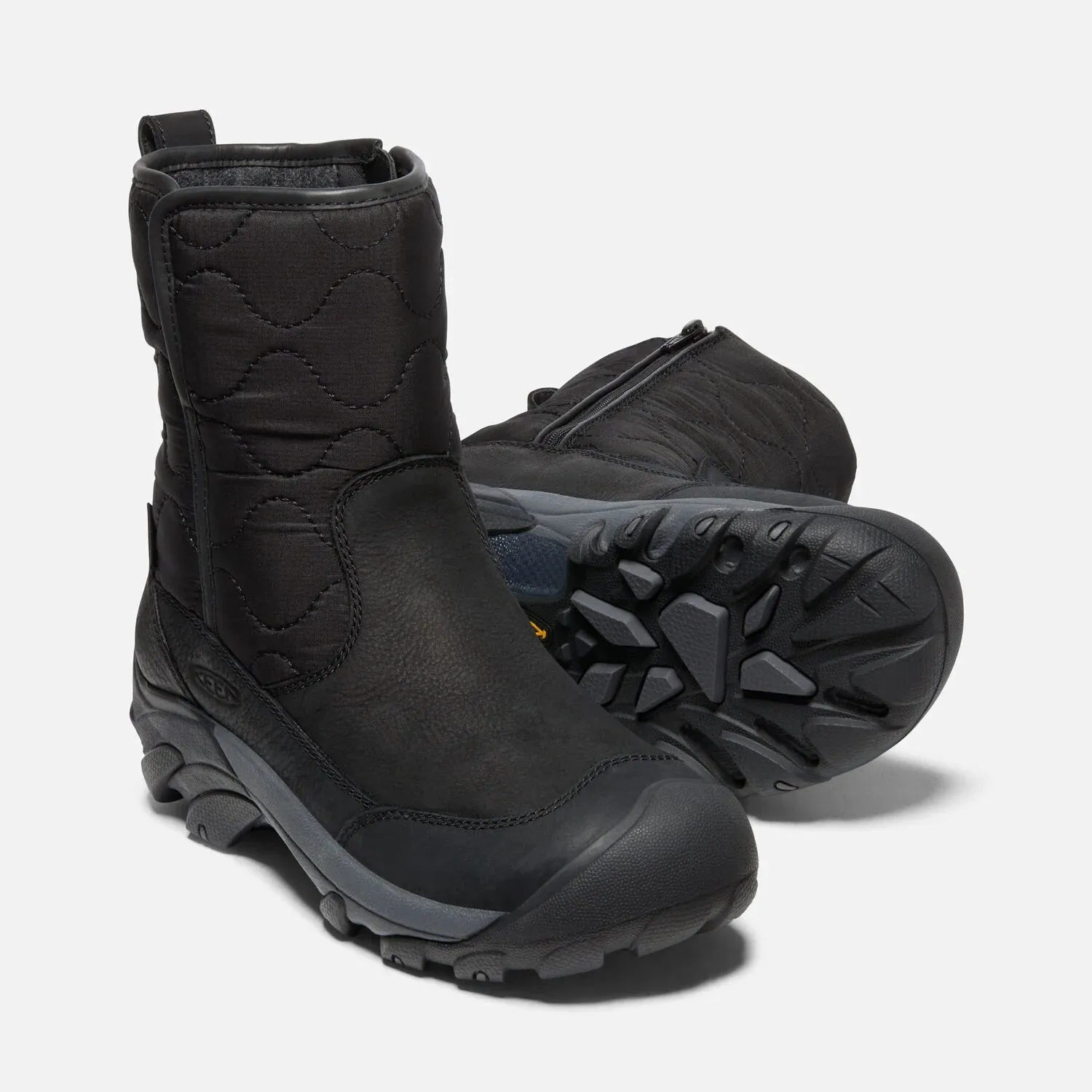 Women's Keen Betty Waterproof Pull-On Boot Color: Black/ Black