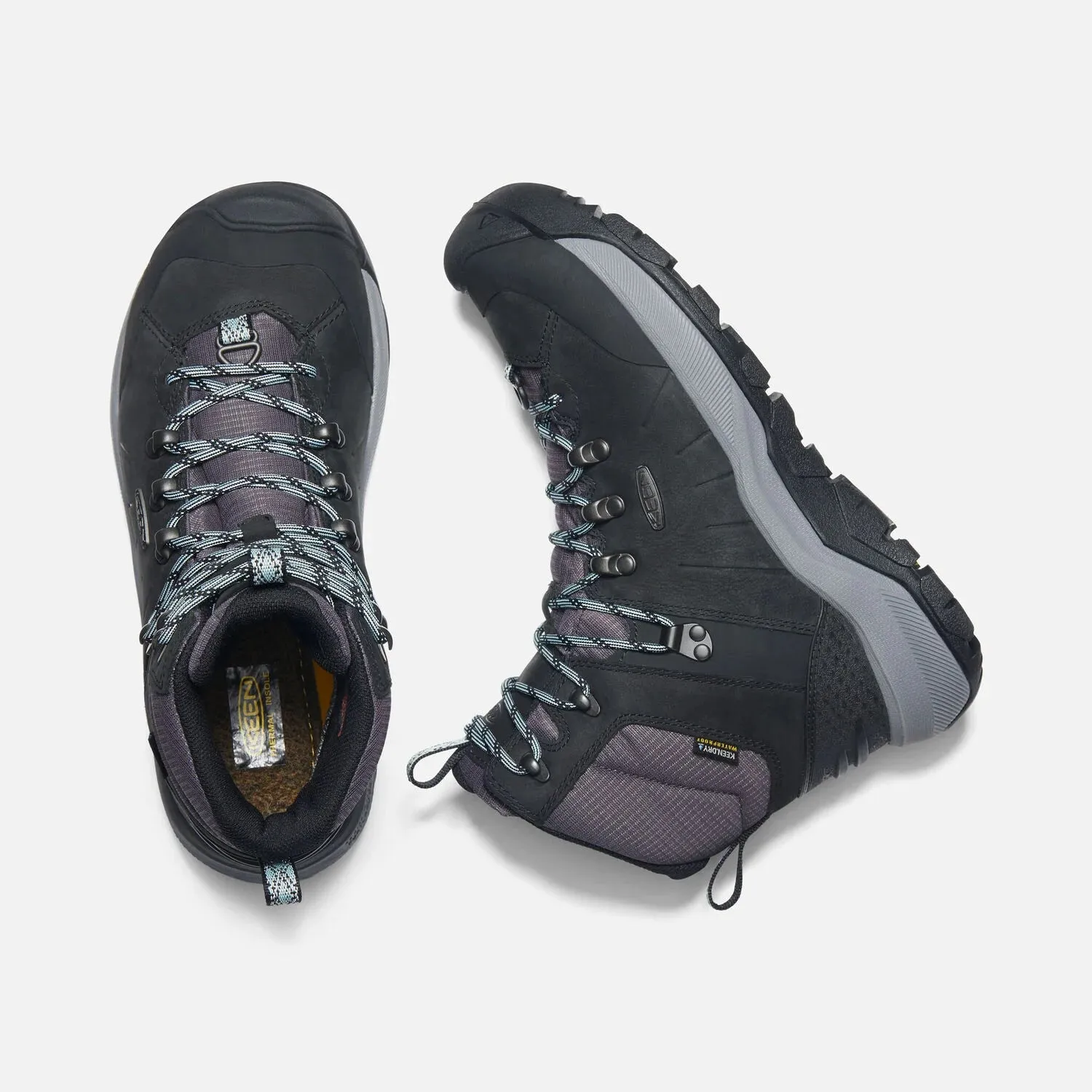 Women's Keen Revel IV Polar Boot Color:  Black/Harbor Gray