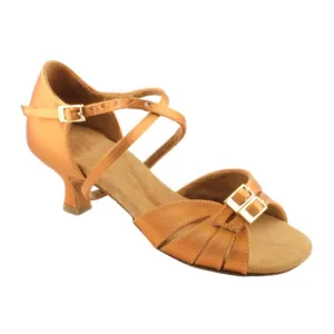 Women's Latin Dance Shoes, 2274 Tatiana, Light Cedar, Heel 5cm Flare W