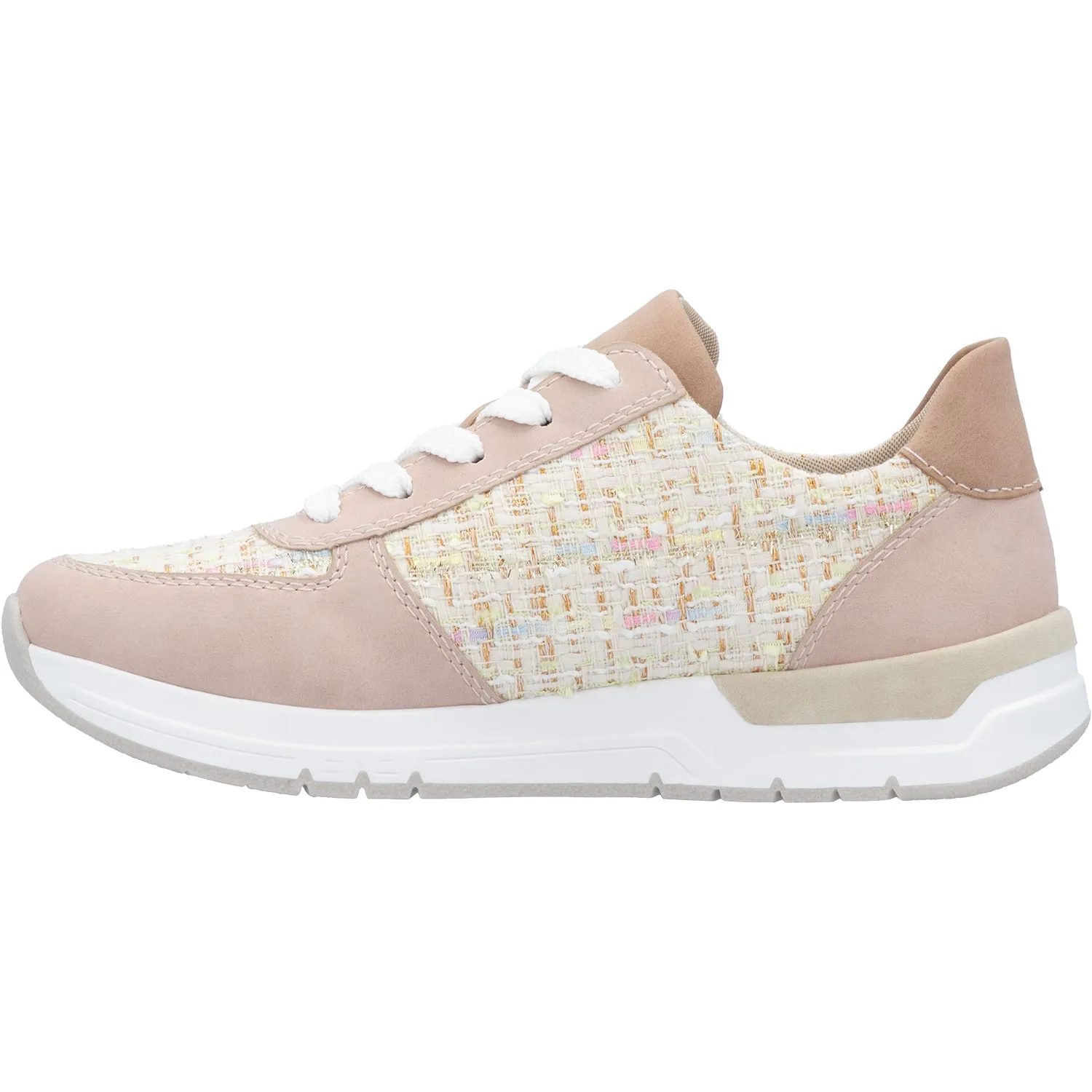 Women's Rieker 58902-31 Carnation/Off White Multi Synthetic