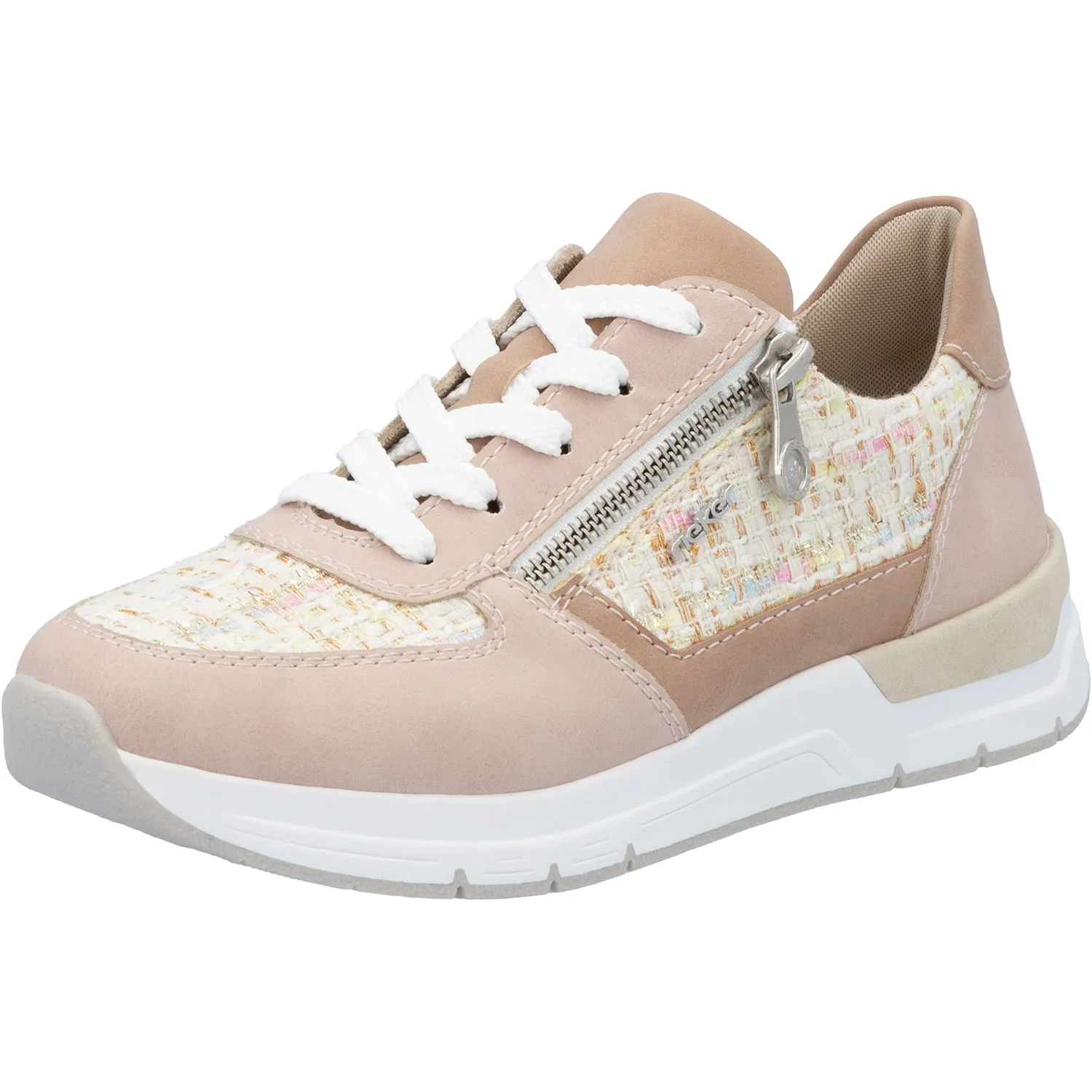 Women's Rieker 58902-31 Carnation/Off White Multi Synthetic