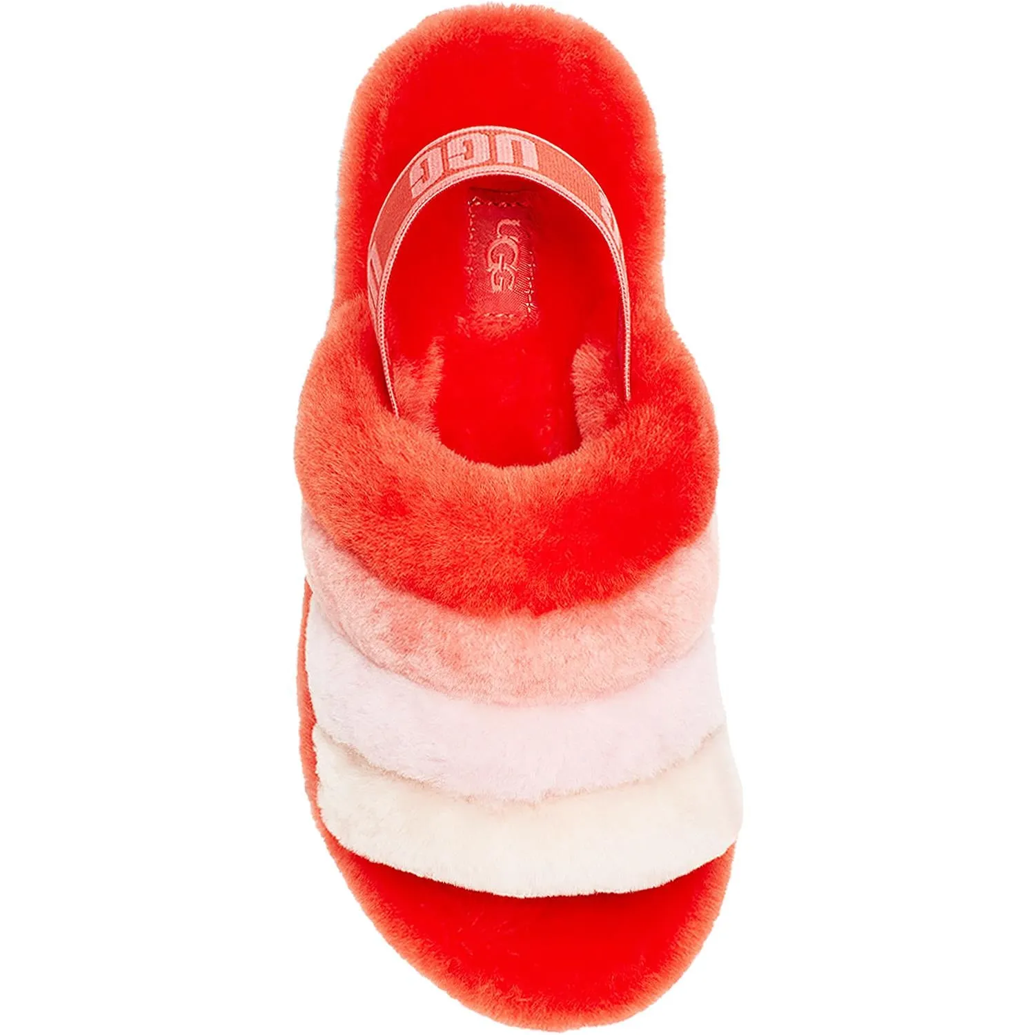 Women's UGG Fluff Yeah Slide Lava Flow Multi Sheepskin