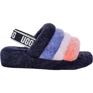 Women's UGG Fluff Yeah Slide Starry Night Multi Sheepskin