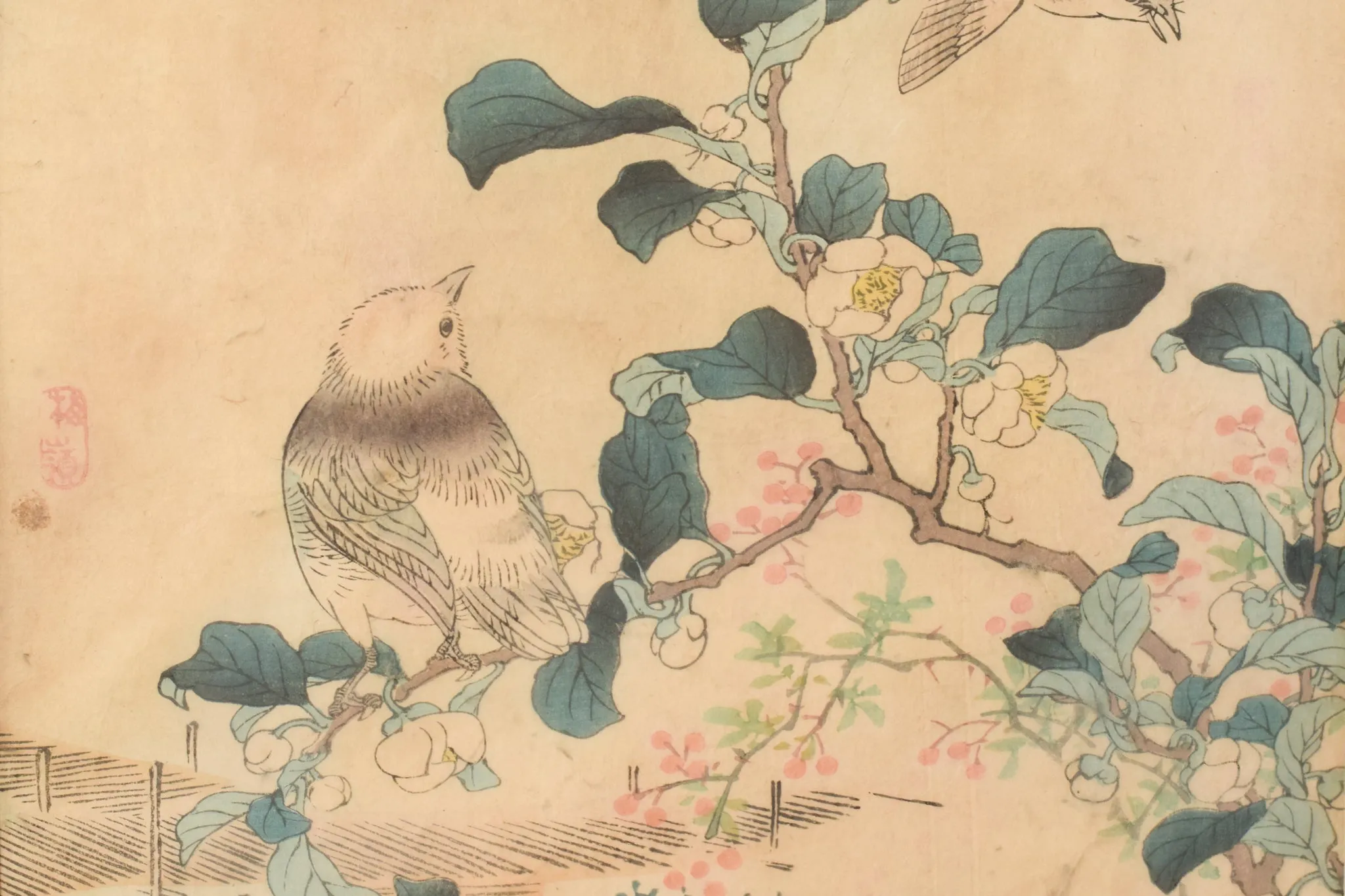 Woodblock - Birds