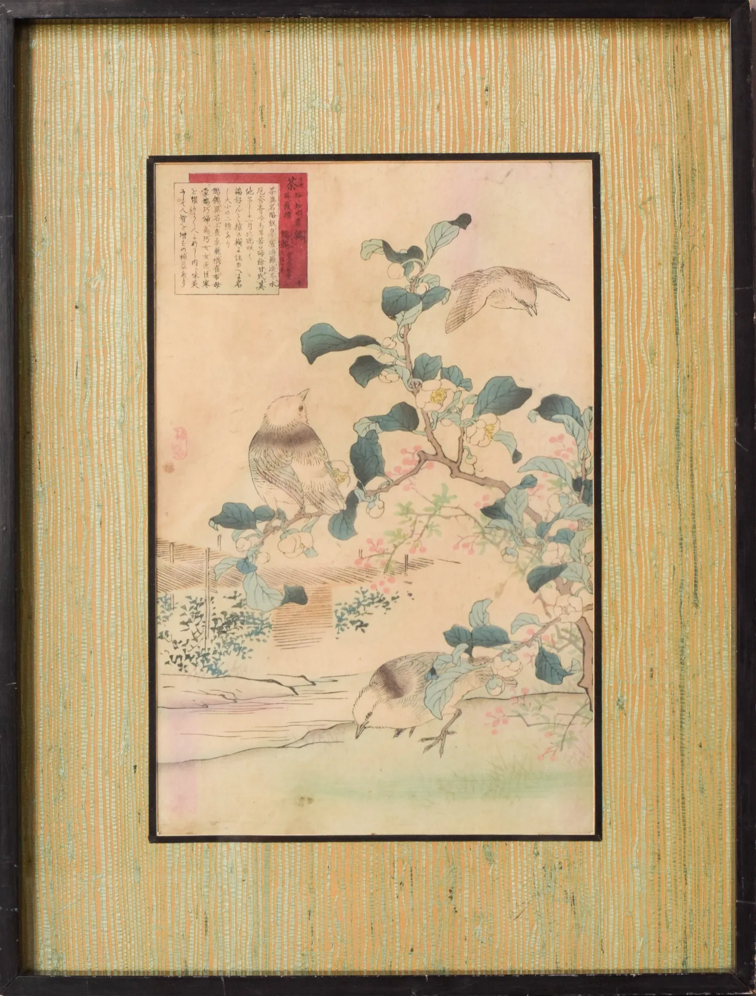 Woodblock - Birds