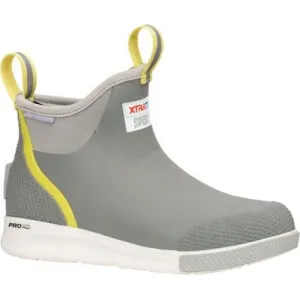 Xtratuf Women's Ankle 6" WP Slip Resist Deck Sport Boot -Grey- ADSW108