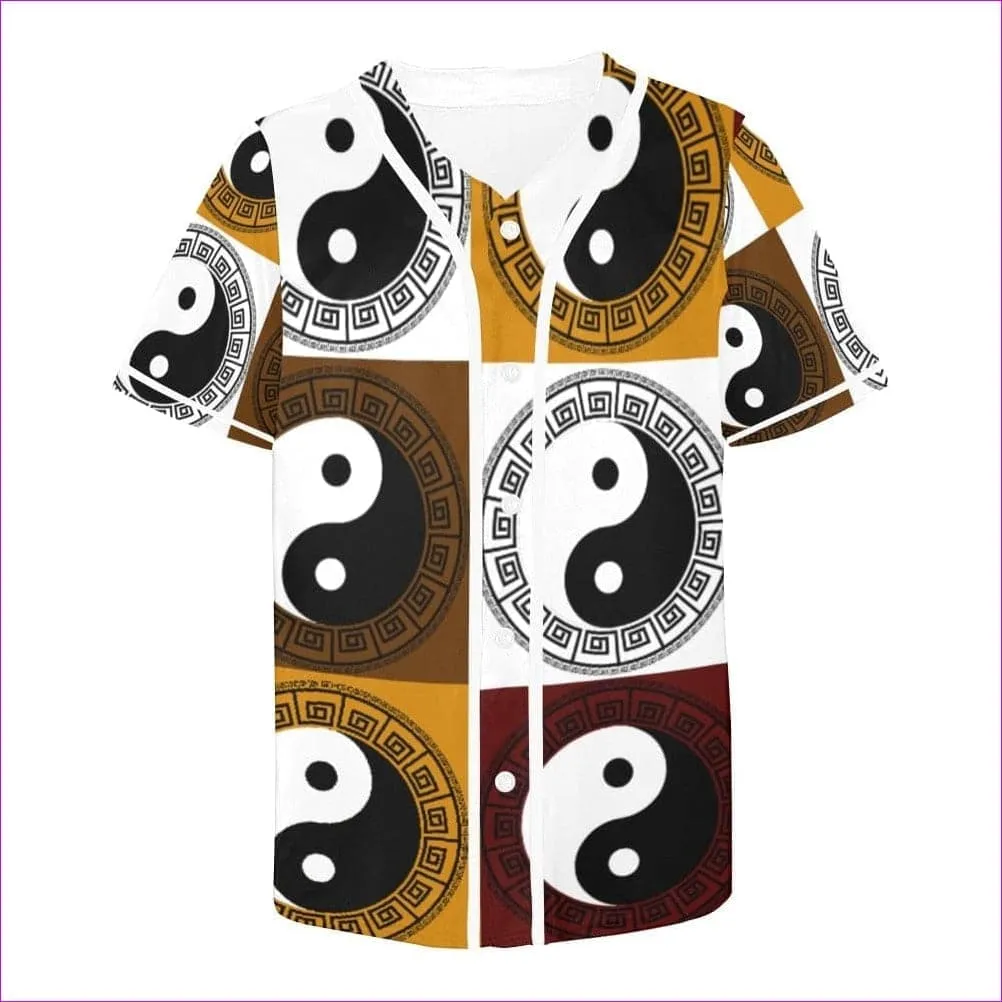 Yin Yang Men's Baseball Jersey