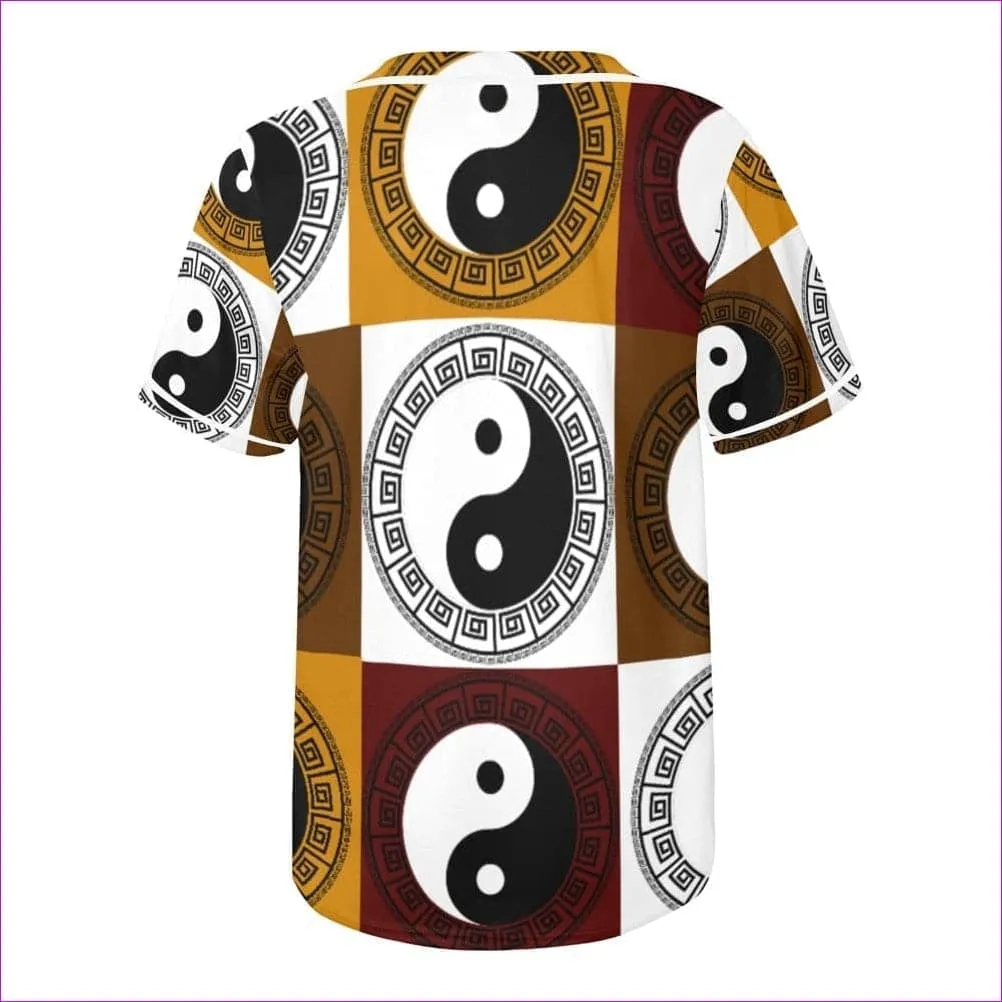 Yin Yang Men's Baseball Jersey